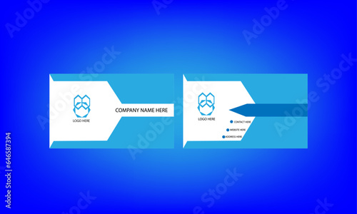 Uncommon creative modern double sided professional business card and mok up tamplate.