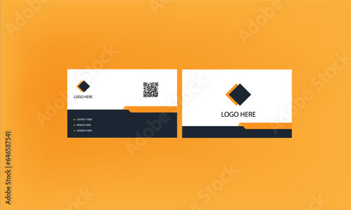  Uncommon creative modern double sided professional business card and mok up tamplate.