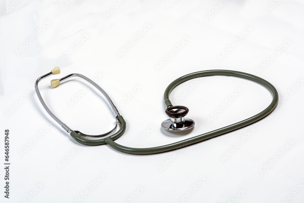 Stethoscope on white background. Stethoscope on white background.