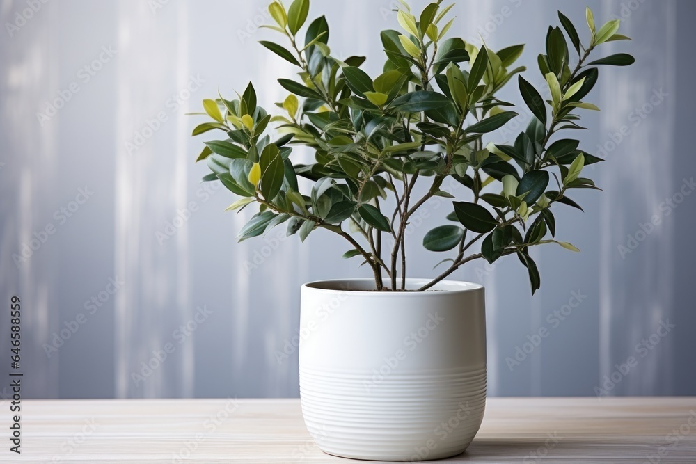 plant in a flowerpot