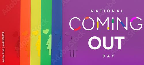 Fotografia Banner for National Coming Out Day
