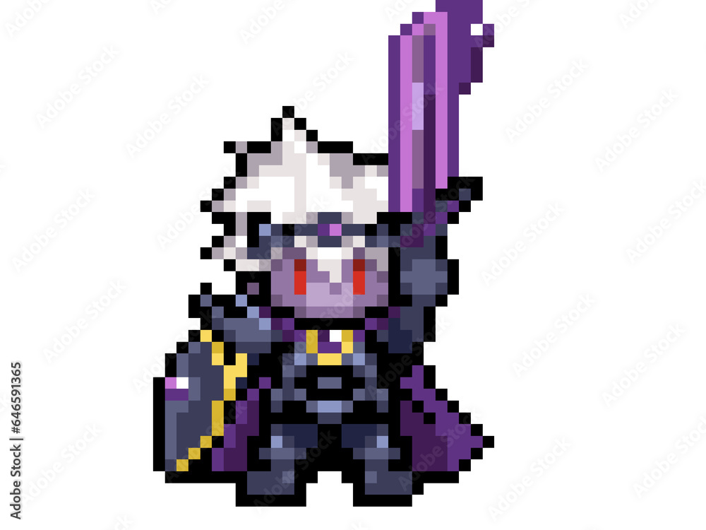 Obraz premium ドット絵 勇者 闇落ち