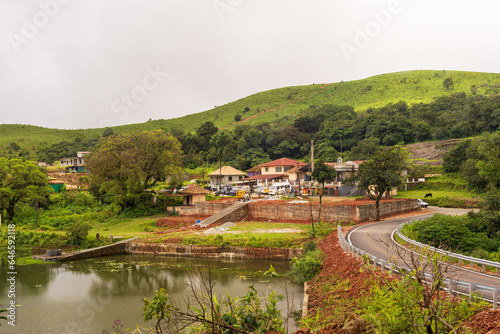 Temple in Devaramane hills mudigere chikamagalore karnataka india photo