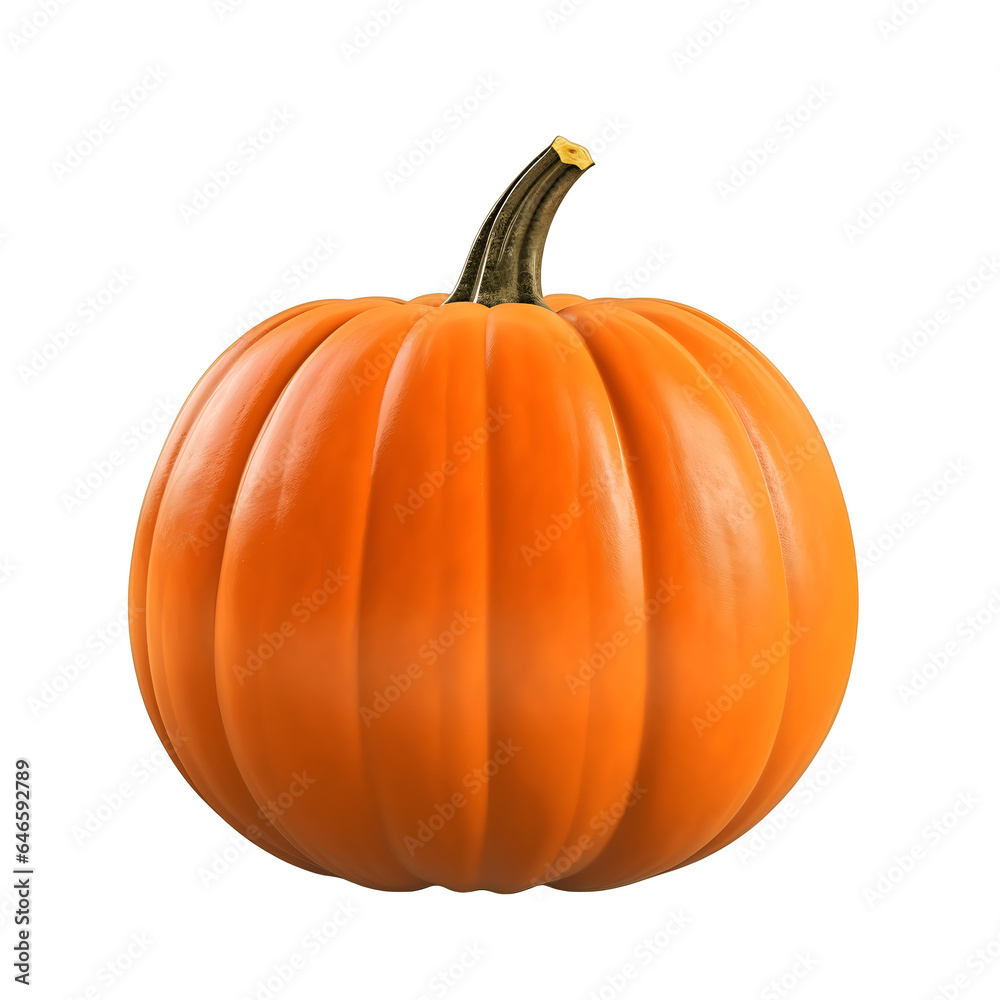 Obraz premium Pumpkin with no background