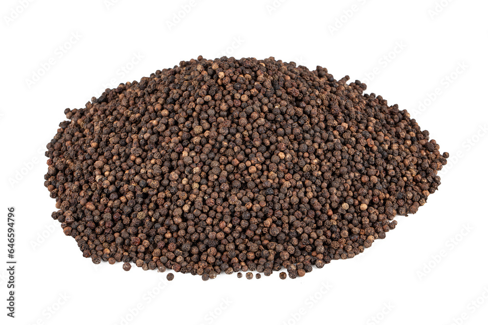 Indian spices, black pepper powder, Black pepper corns scattered. Ground black pepper detal. Indian spices, black pepper powder, Black pepper corns scattered. Ground black pepper detal.