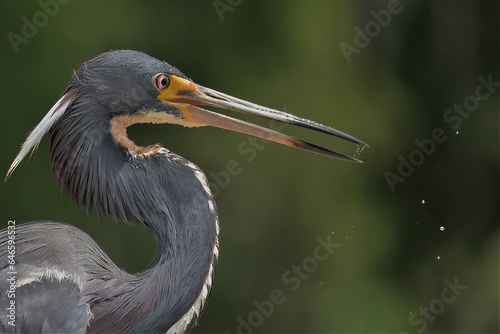 Tri-colored Heron Paynes Prairie Micanopy Gainesville Florida Sweetwater Wetlands 