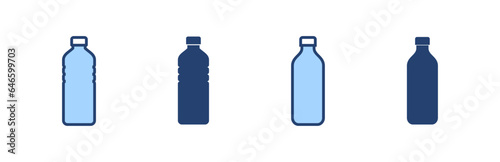 Bottle icon vector. bottle sign and symbol