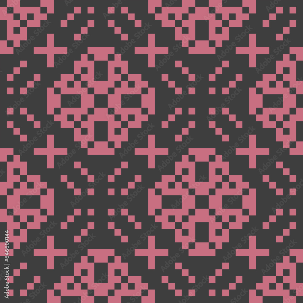 Fototapeta premium Pixel abstract pattern