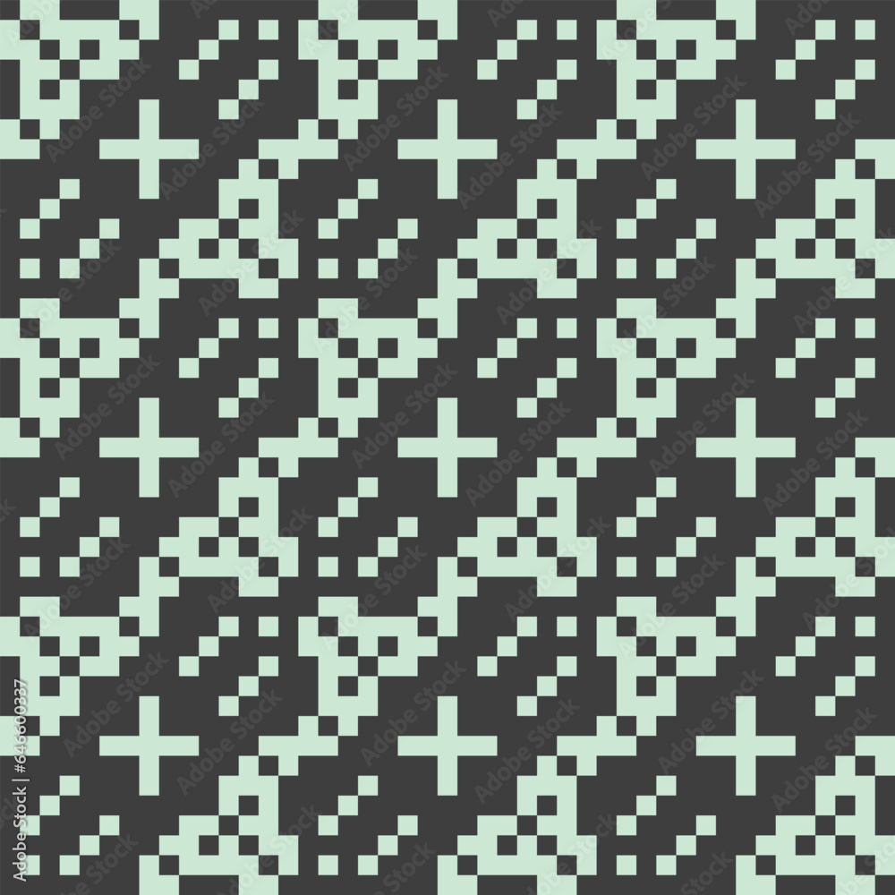 Fototapeta premium Pixel abstract pattern