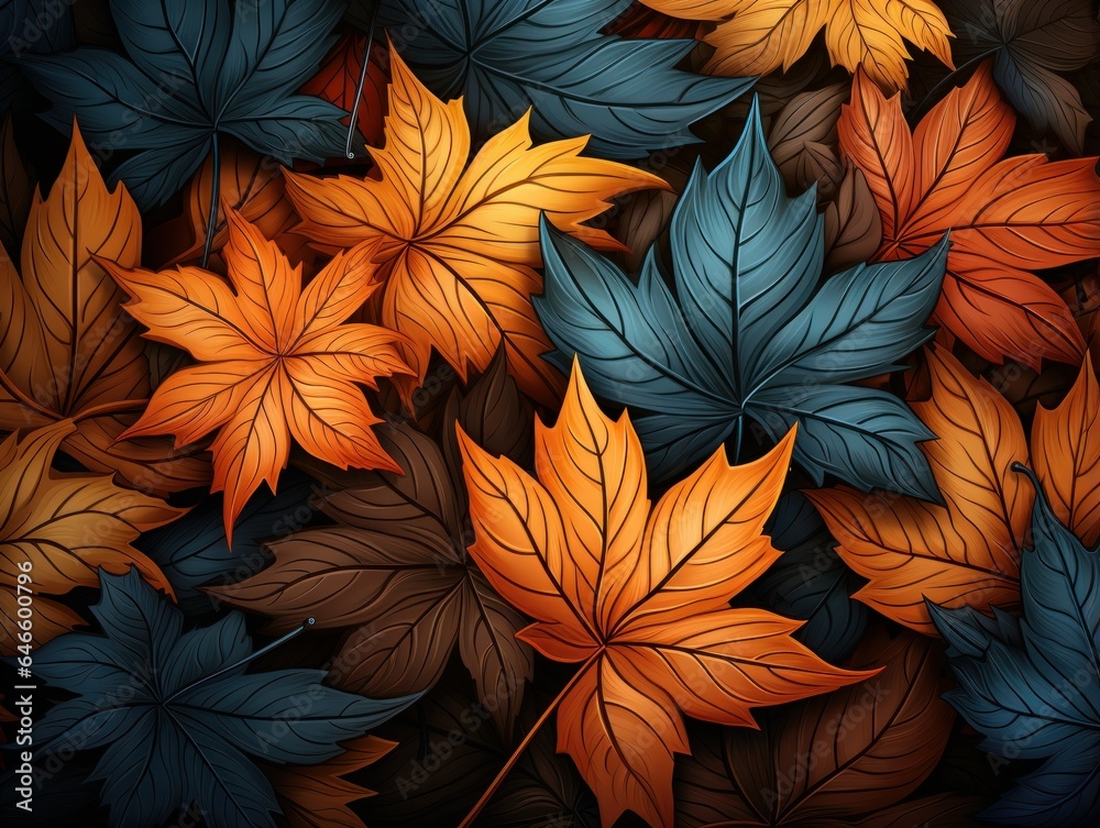 autumn leaves background