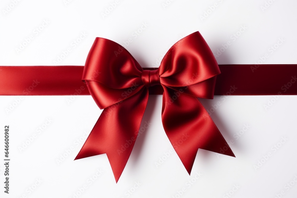 Bow for decorating gifts on a light plain background. Merry christmas and happy new year concept Bow for decorating gifts on a light plain background. Merry christmas and happy new year concept