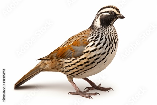 quail, blank for design. Bird close-up. Background with place for text