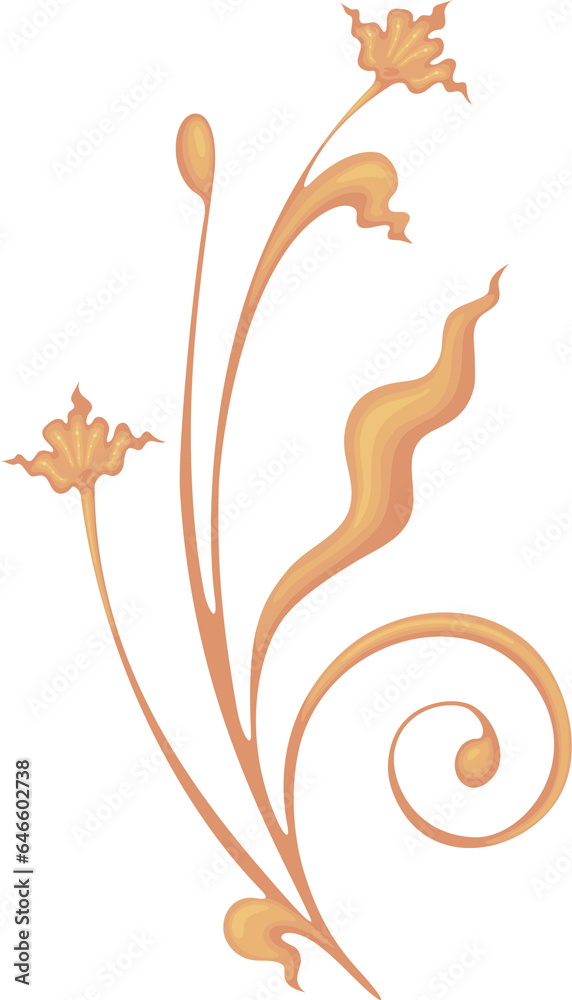 Naklejka premium Floral element .