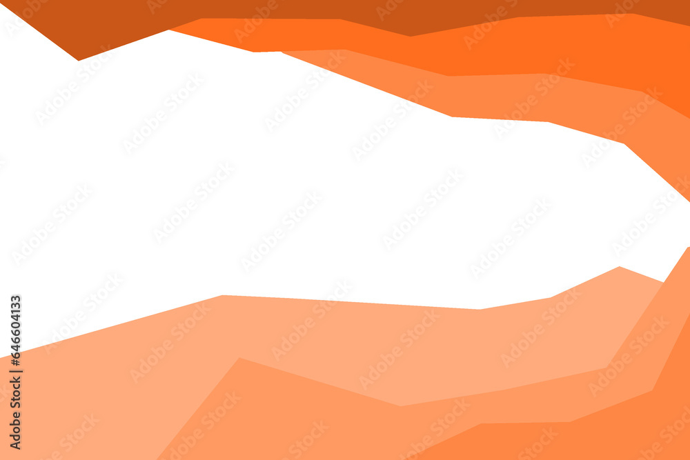 Abstract orange desert png ilustration, no background