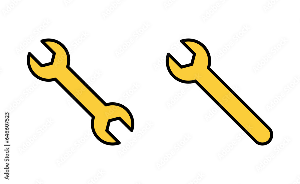 Wrench icon set for web and mobile app. repair icon. tools sign and symbol Wrench icon set for web and mobile app. repair icon. tools sign and symbol