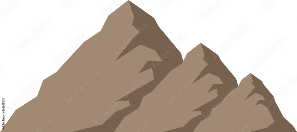 Fototapeta premium Mountain Illustration