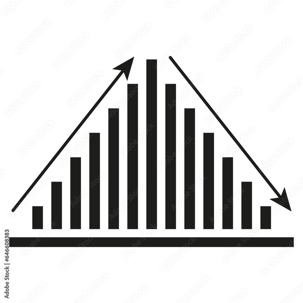 Graph icon. Vector illustration. EPS 10. Graph icon. Vector illustration. EPS 10.