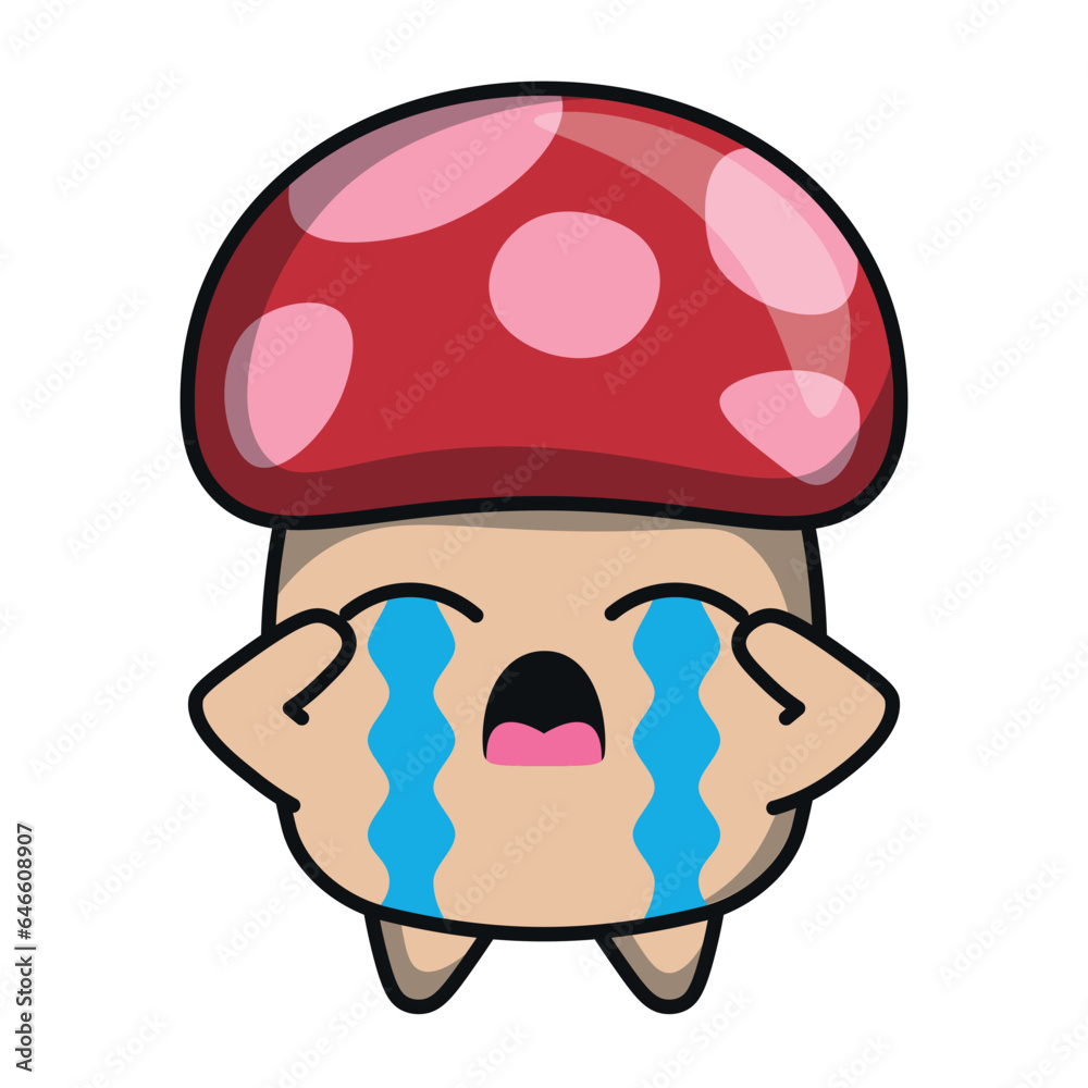 Mushroom Character Illustration Mushroom Character Illustration
