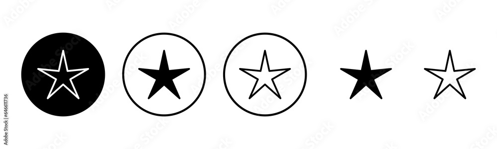 Star Icon set illustration. rating sign and symbol. favourite star icon Star Icon set illustration. rating sign and symbol. favourite star icon