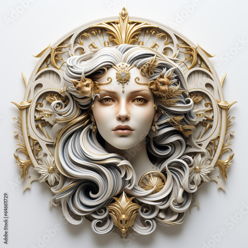 3d cartoon zodiac virgo