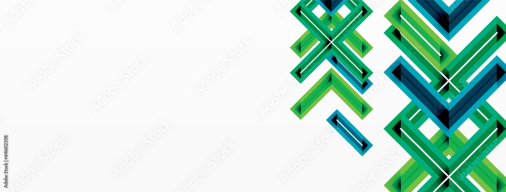 Fototapeta premium Vector minimalist geometric abstract background design