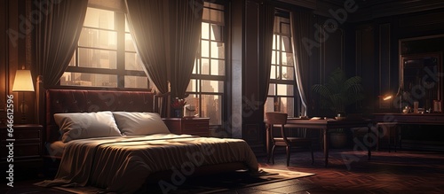 Hotel bedroom interior © Lasvu
