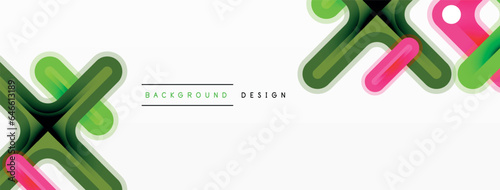 Vector minimalist geometric abstract background design