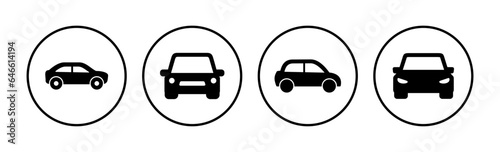 Car icon vector. Car sign. sedan