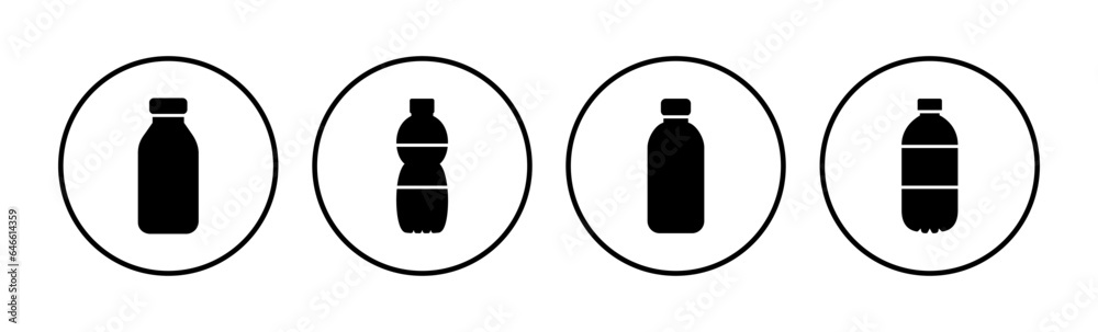 bottle icon vector. bottle icon in trendy flat design bottle icon vector. bottle icon in trendy flat design