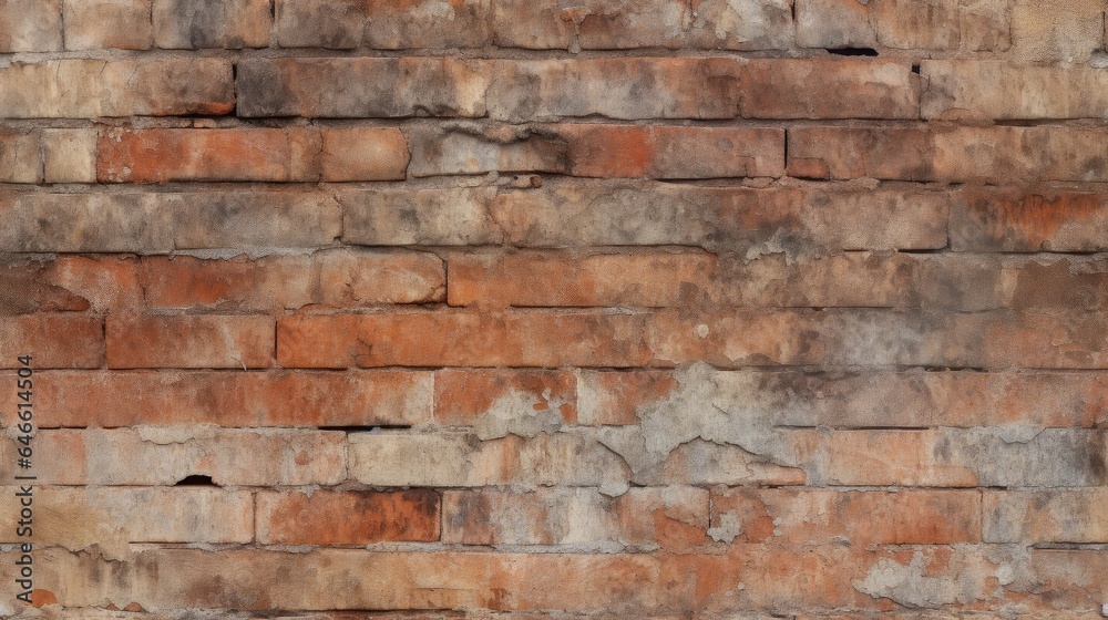 Red brick wall seamless background, texture pattern for continuous replicate Red brick wall seamless background, texture pattern for continuous replicate