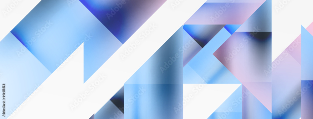 Captivating vector abstraction. Triangles interlock in mesmerizing dance, crafting dynamic geometric backdrop. Fusion of shapes and angles creates artful symphony of modern design