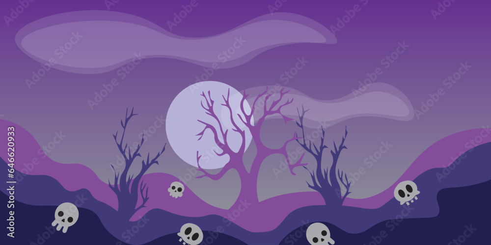 Vector background design with halloween theme Vector background design with halloween theme