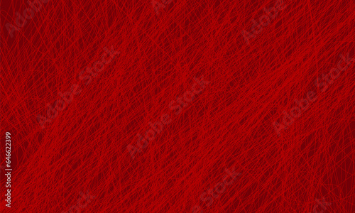 Dark red background with scribbles forming a fabric-like texture. Vector illustration