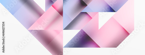 Captivating vector abstraction. Triangles interlock in mesmerizing dance, crafting dynamic geometric backdrop. Fusion of shapes and angles creates artful symphony of modern design