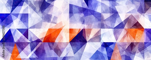 free photos purple to orange gradient triangle abstract background.Generative AI