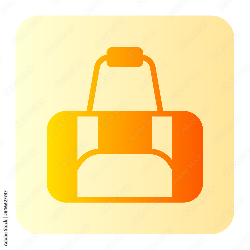 sport bag gradient icon sport bag gradient icon