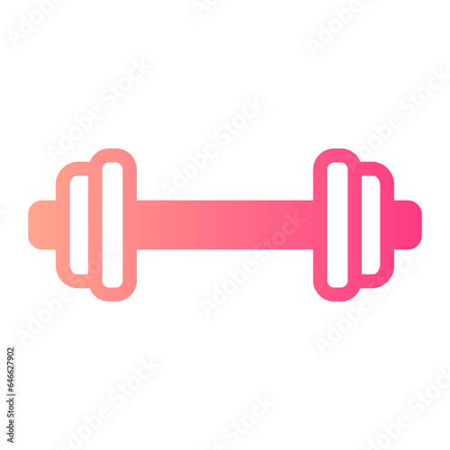 barbell gradient icon