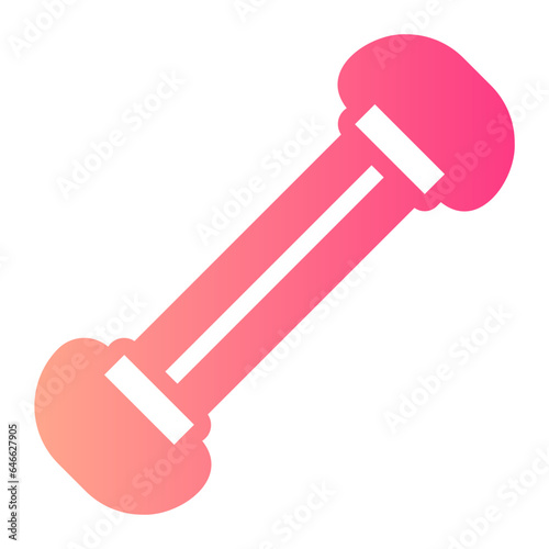chest expander gradient icon