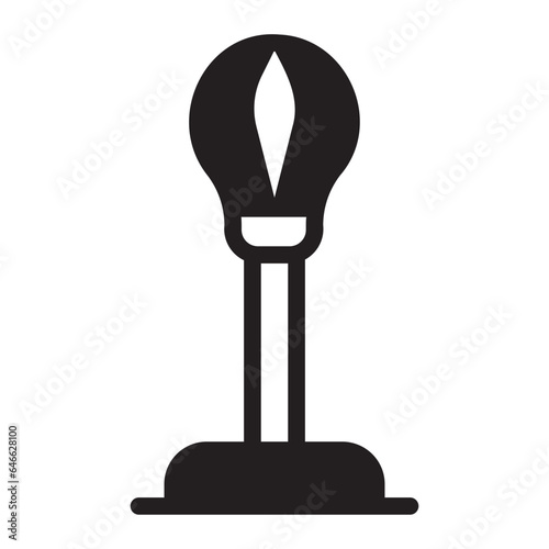 punching ball glyph icon