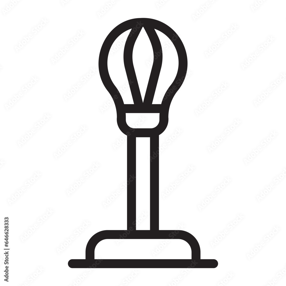punching ball line icon punching ball line icon