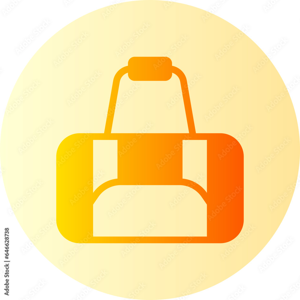 sport bag gradient icon sport bag gradient icon