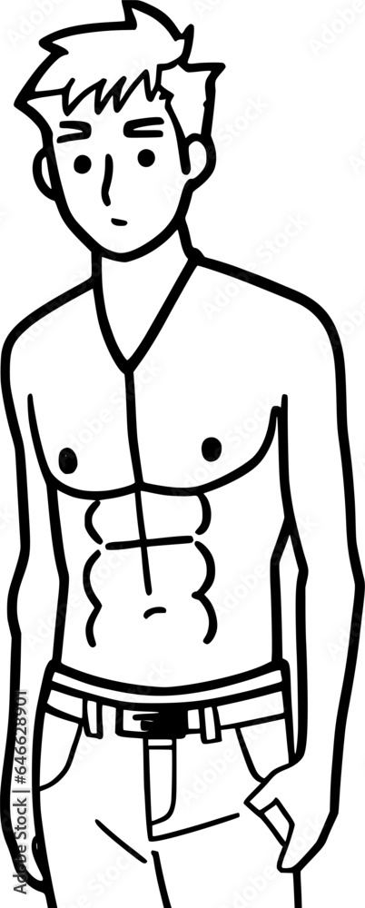 man cartoon man cartoon