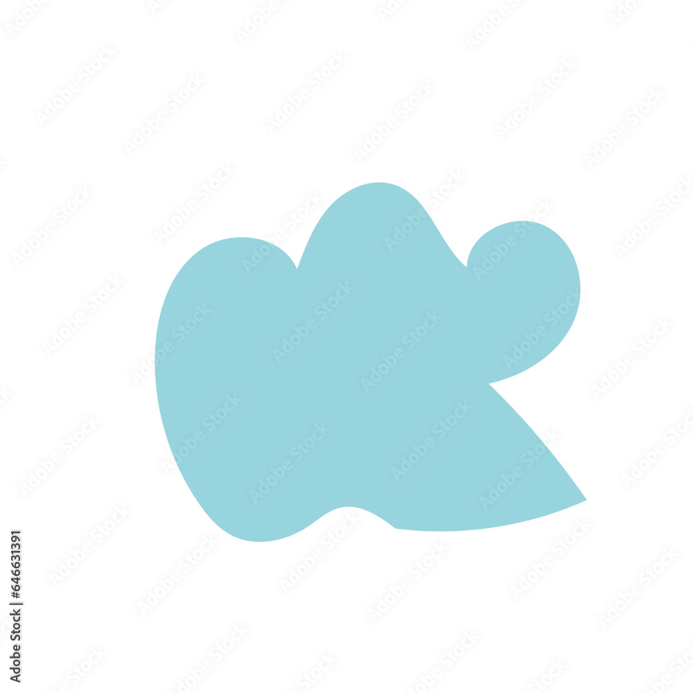 Blue abstract shapes vector Blue abstract shapes vector