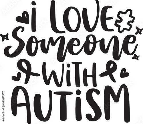 Autism quotes design lettering vector