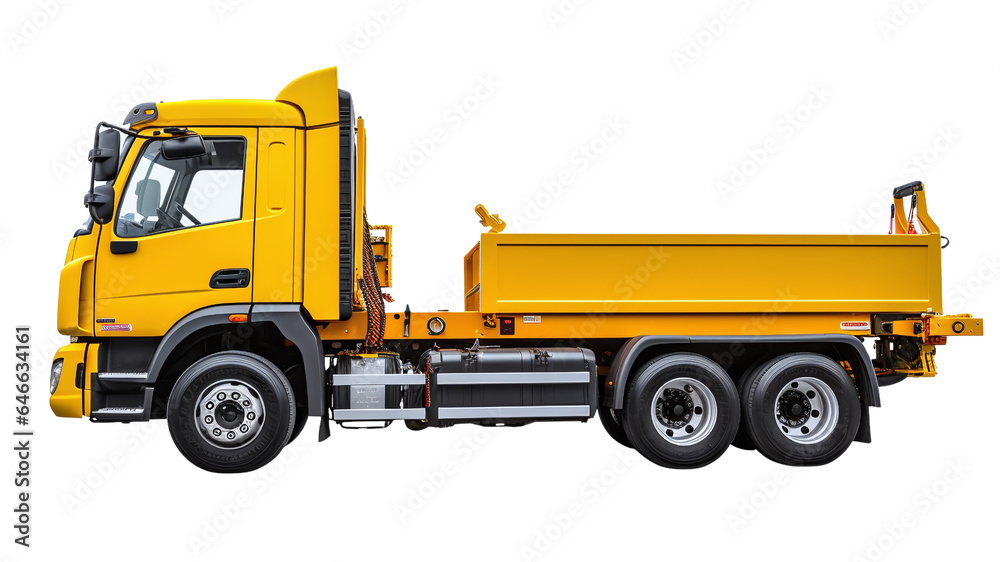 truck isolated on white