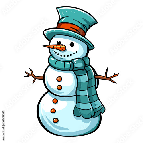 Snowman vector illustration