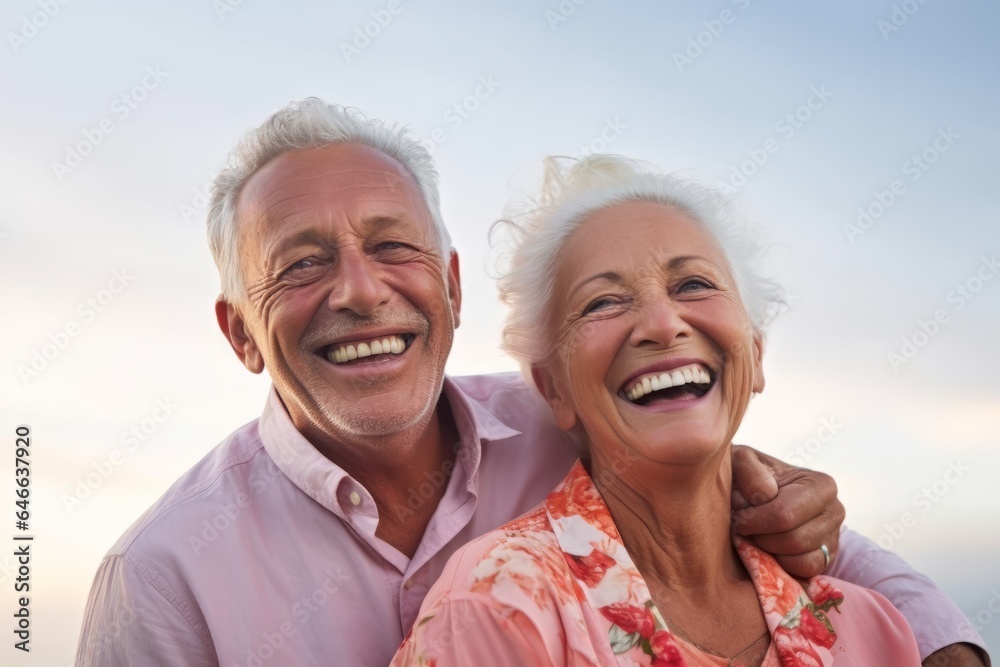 portrait of senior couple