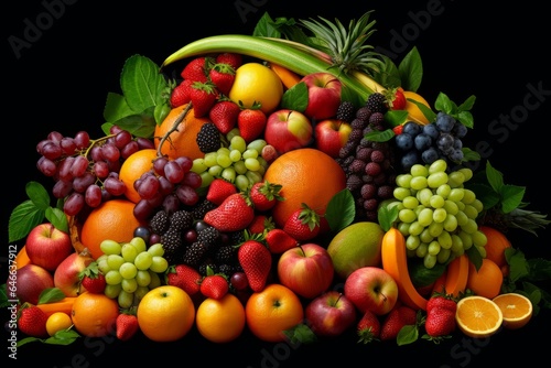 Healthy, fruits and vegetables
