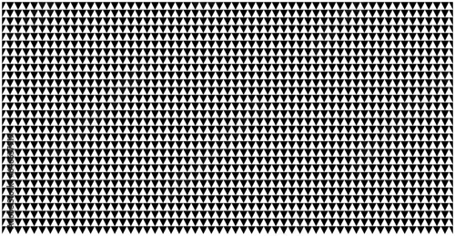 Repeating triangles in black and white
