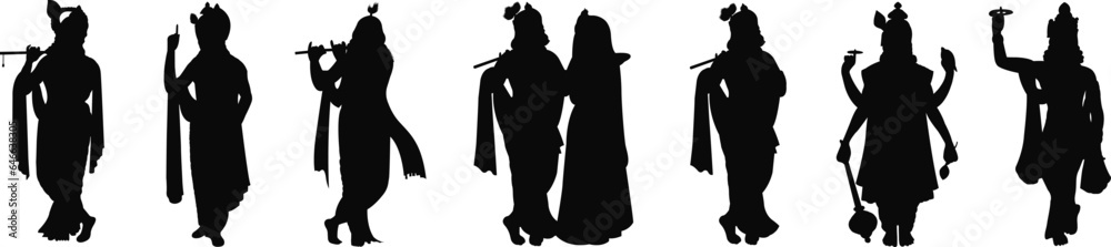 Lord Krishna Silhouette Illustration For Happy Janmashtami
Lord Krishna Silhouette Illustration For Happy Janmashtami